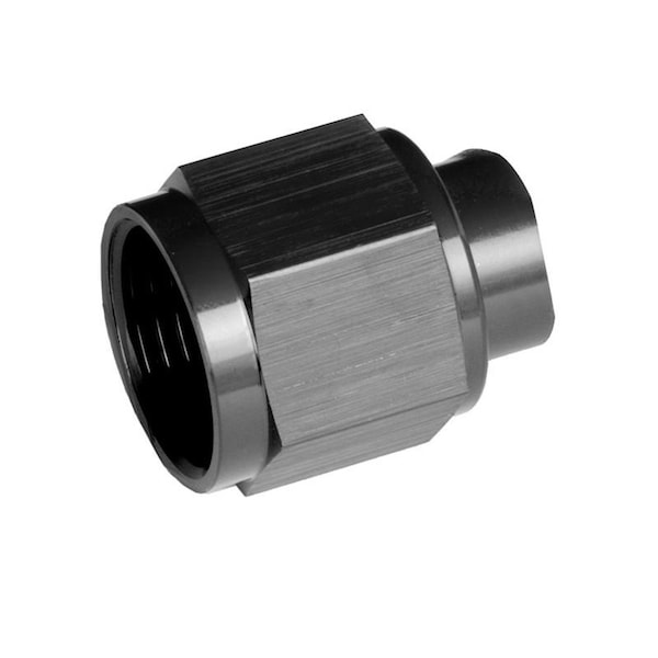 Redhorse -10 AN Threaded Cap, Anodized, Black, Aluminum, Single 929-10-2 - main